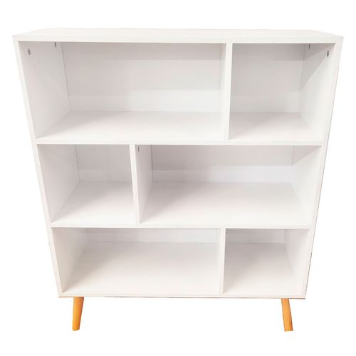 Librero Rummy S blanco 100x80x30 cm M+Design