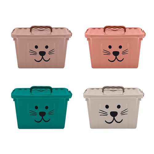 Caja Organizadora Varios Colores Varios Diseños 24 L Plásticos Cerri