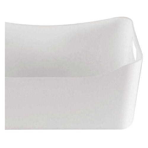 Caja organizadora con asas blanco acrílica 2.5 L Cotidiana