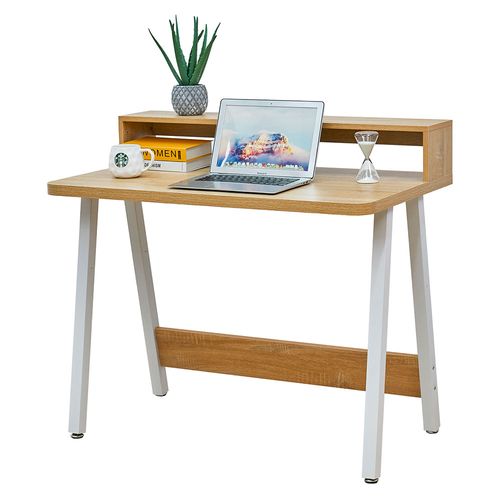 Escritorio Eve blanco/natural 75x100x58 cm M+Design