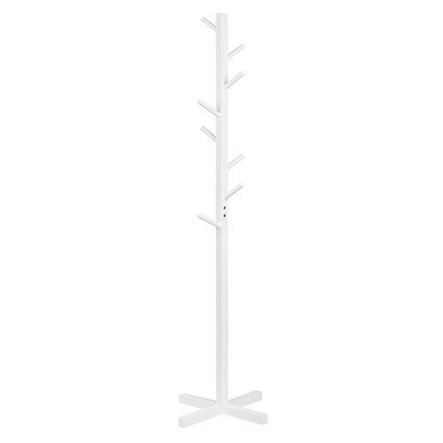 Perchero 8 ganchos blanco 157x45x45 cm Cotidiana