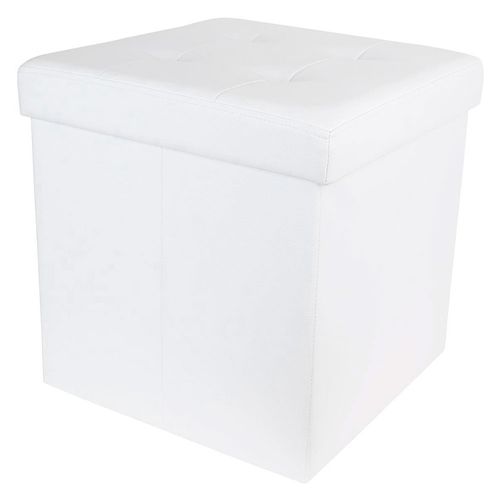 Puff blanco 38x38x38 cm M+Design