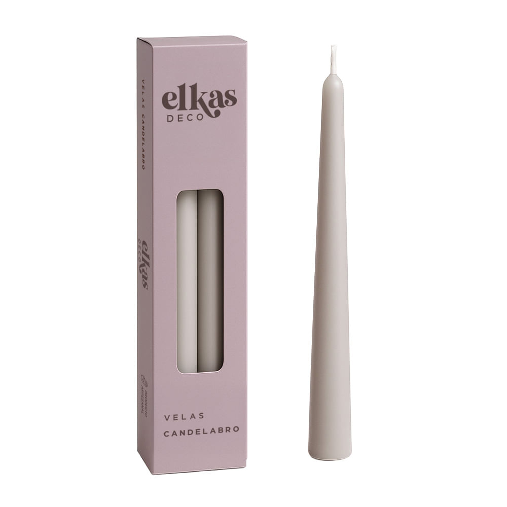 Velas Candelabro En Caja X 2 Un Elkas