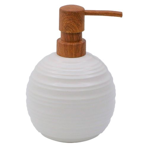 Dispensador jabón blanco 15 cm Cotidiana