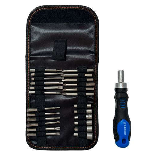 Set destornillador con bolso 26 piezas Robust