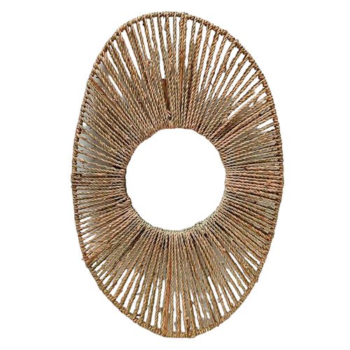 Espejo decorativo natural 60x40 cm Ovalado Cotidiana