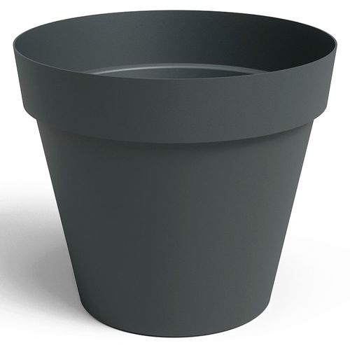 Maceta Capri antracita 30 cm Outzen