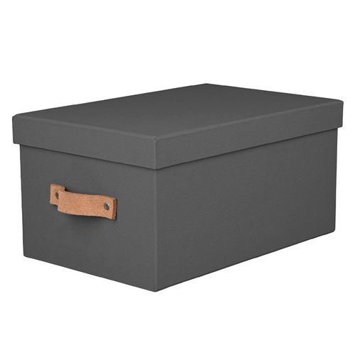 Caja rígida M con asa cuero 15x20x30 cm Hacks & Racks