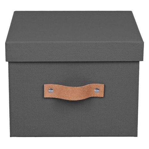 Caja rígida S con asa cuero 15x20x20 cm Hacks & Racks