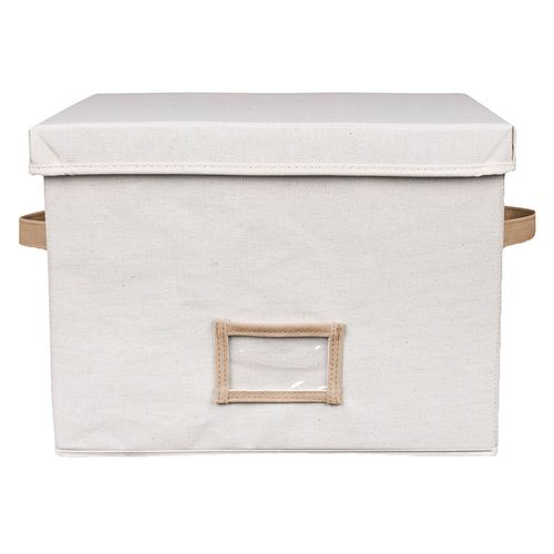 Caja alta con marcador crudo 29x29x38.5 cm Hacks & Racks