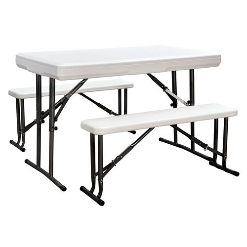 Set Mesa + 2 bancas Alpes