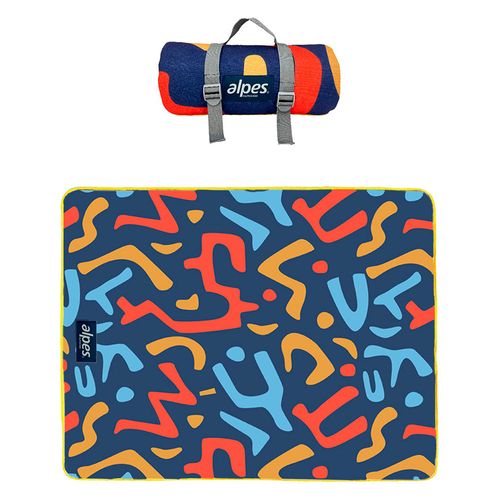Manta picnic Geometric Alpes