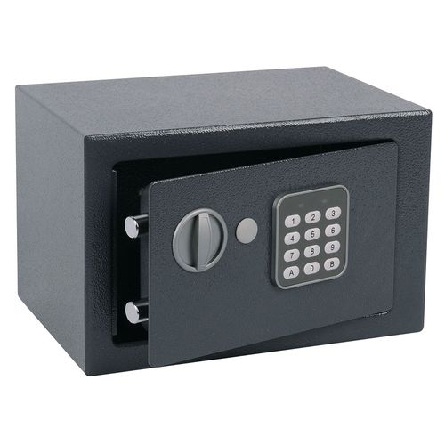 Caja fuerte 18x18x23 cm HYQHOUARN018 gris oscuro Maxhaus
