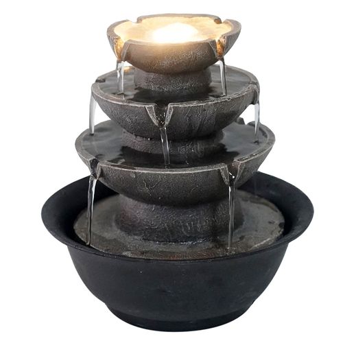 Fuente agua Cascada LED Outzen