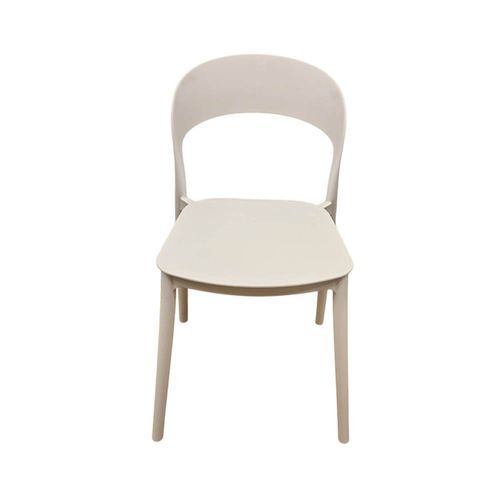 Silla 55x45x79 Cm Polipropileno Blanco Smile Decototale