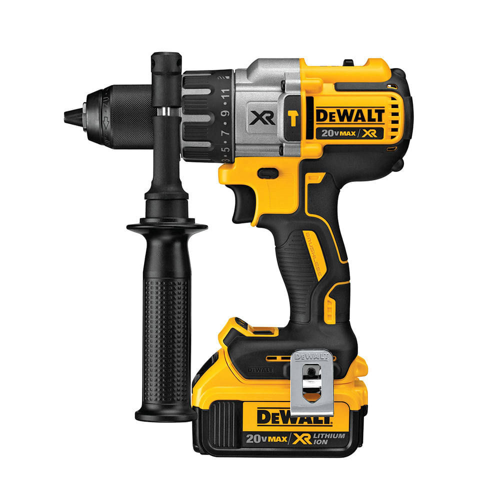 Taladro Percutor Inalámbrico 20V 13 Mm + 2 Baterías 5Ah + Cargador + Caja DCD996 DeWalt