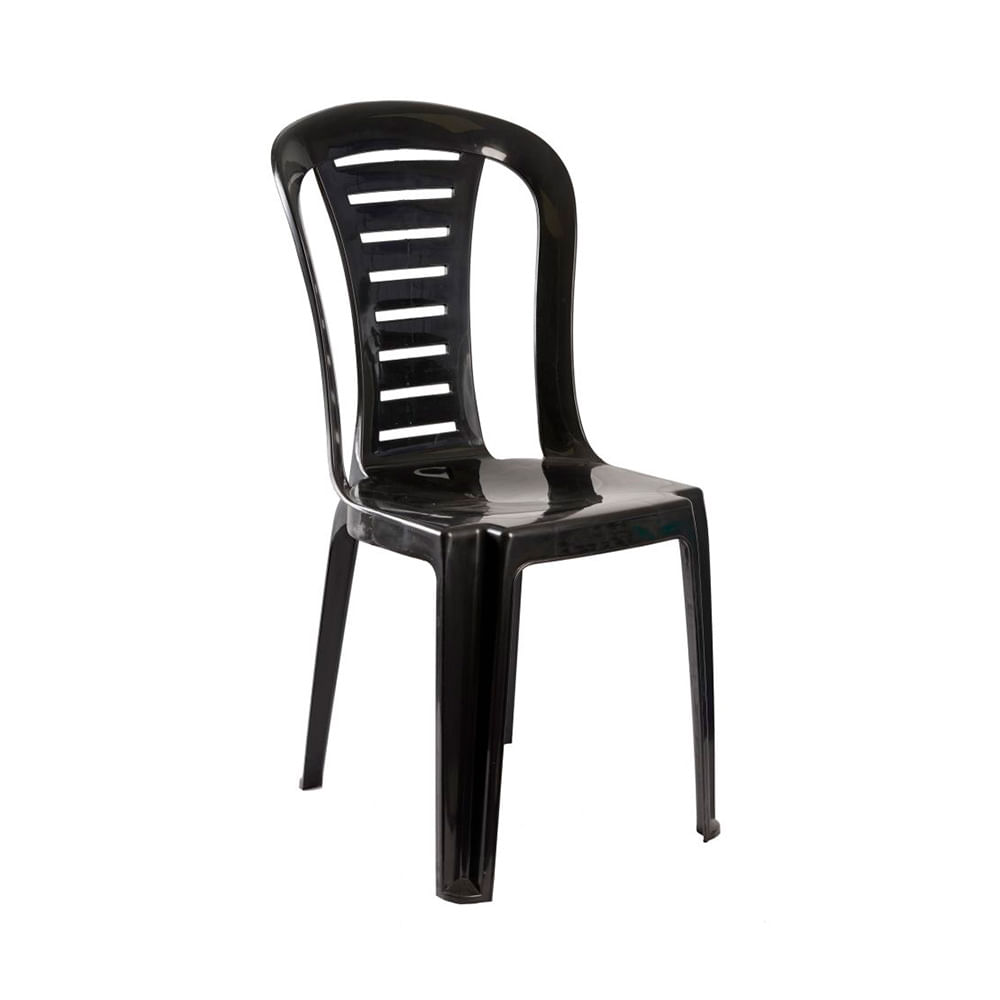 silla plastica eco s/a negra qp