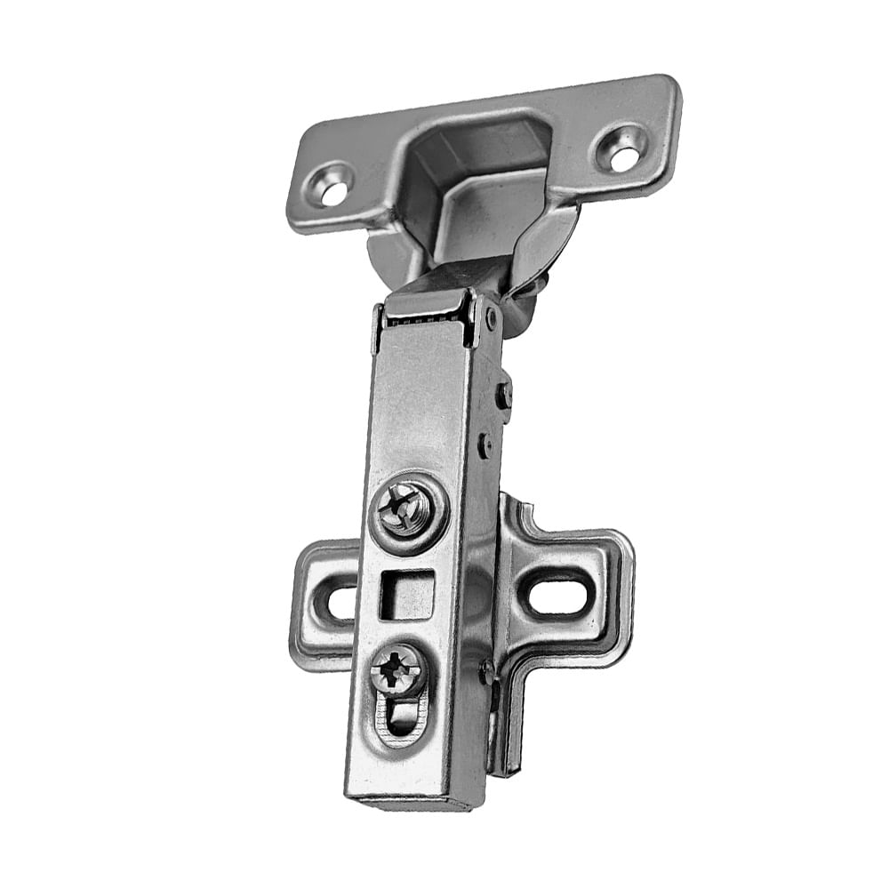 Bisagra Cazoleta Acero 35 Mm Codo 0° Cierre Lento Gris Sc Metalurgica