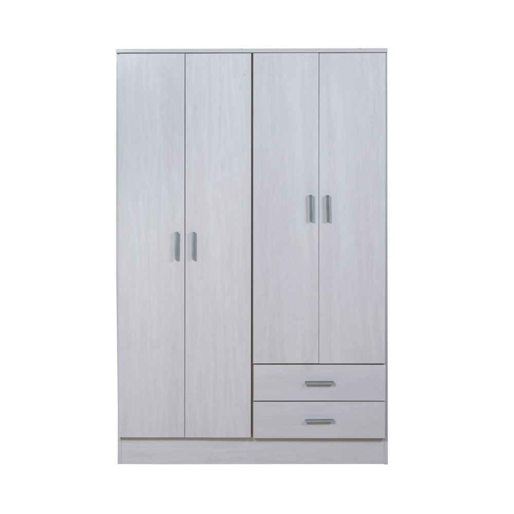 Placard Tana Piu 4 Puertas 2 Cajones Nevada Ricchezze