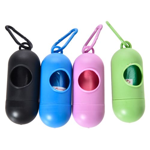 Contenedor con Bolsa para Mascotas 10x3.5 Cm Pet's Fun