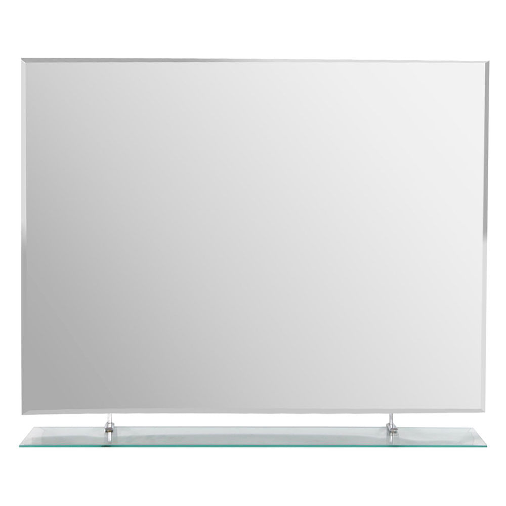 Espejo con Bandeja 80x60 Cm Vidrio Gris Vessanti