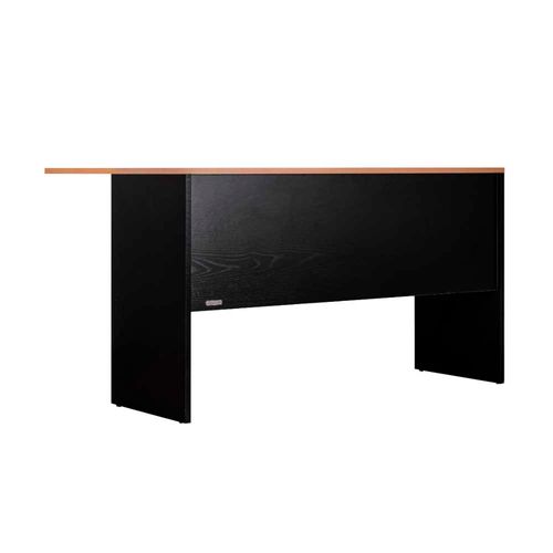 Nexo color negro y haya complemento de escritorios de la línea Platinum