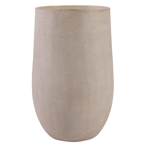 Maceta Fibra de Vidrio 55x35 Cm Marrón Pamplona Outzen