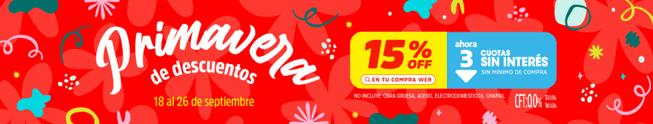 Exclusivo web | 15% en toda la web | EASY