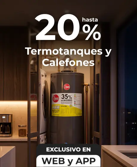 Solo x hoy | Termotanques y calefones | EASY