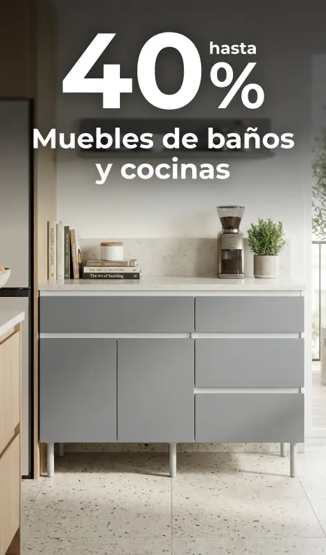 Hasta 40% en Muebles de baños y cocinas | EASY