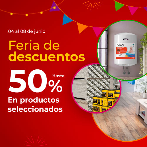 Feria de descuentos | Hasta 50% en seleccionados | EASY