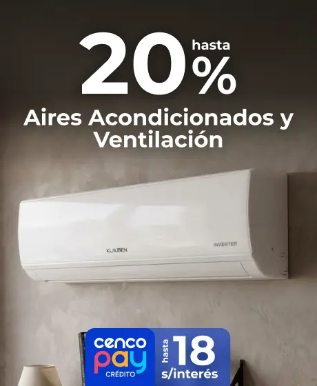 Hasta 20% en aires acondicionados y ventilación | EASY