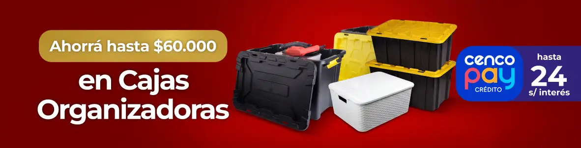 Cuponazo | Cajas organizadoras | EASY