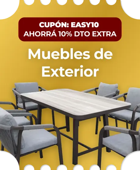 Cuponazo | Muebles de exterior | EASY