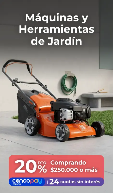 20% en máquinas y herramientas de jardín | EASY