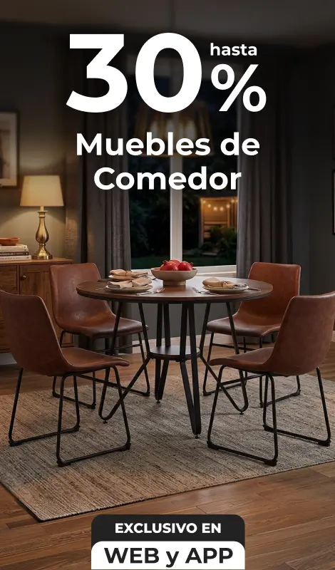 Solo x hoy | Hasta 30% en muebles de comedor | EASY