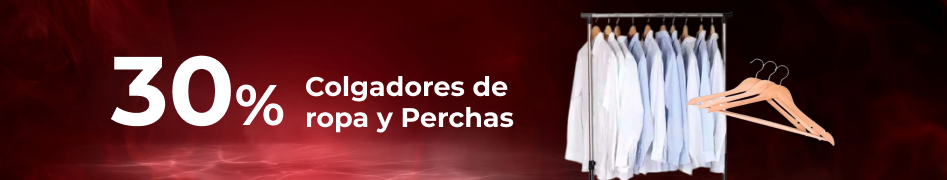 Hot Sale | 30% en colgadores de ropa y perchas | EASY
