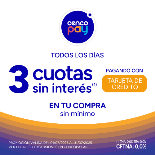 Cencopay | 3 Cuotas sin interés | EASY