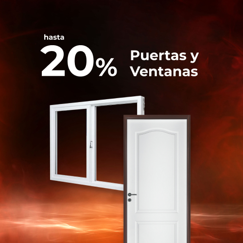 Hot Sale | Hasta 20% en puertas y ventanas | EASY