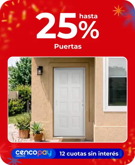 Feria de descuentos | Hasta 25% en Puertas | EASY