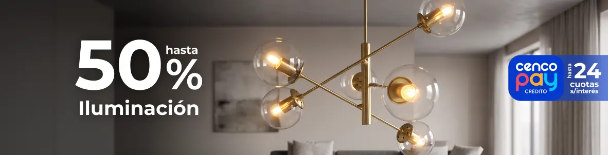 Solo por 72hs | Hasta 50% en iluminación | EASY