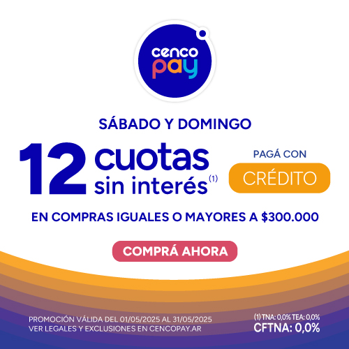 12 Cuotas sin interés con Cencopay | EASY