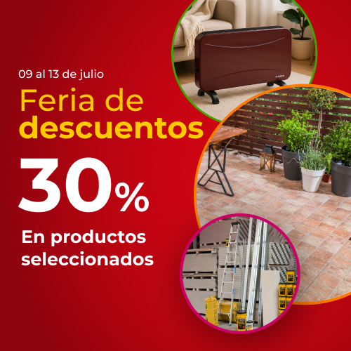 Feria de descuentos | Hasta 30% en seleccionados | EASY