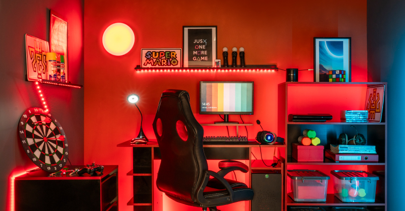 Ideas e inspiración | Iluminación, gaming, silla, escritorio | EASY 