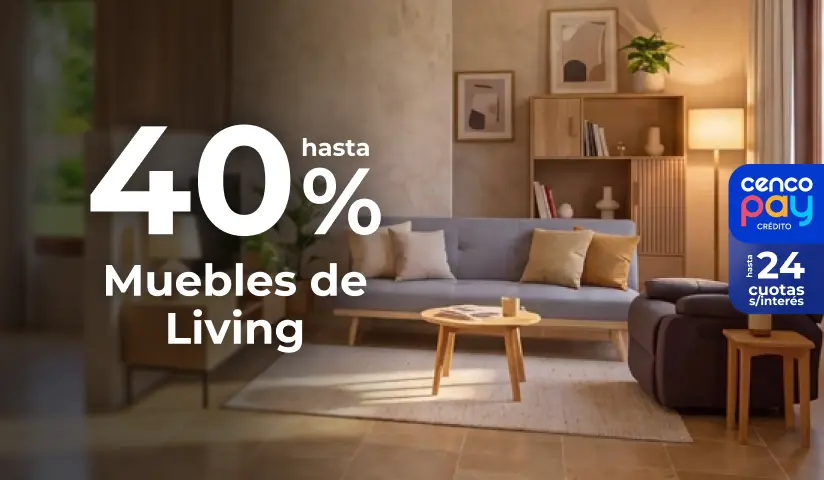Semana Easy | Hasta 40% en muebles de living | EASY