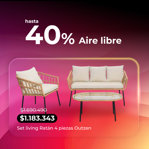 Cyber Monday | Hasta 40% en Aire libre | EASY
