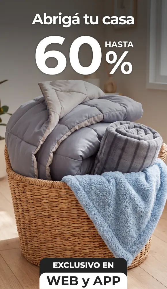 Hasta 60% en acolchados y más | EASY