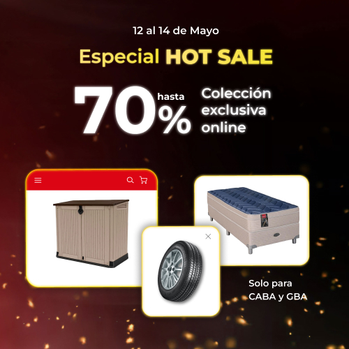Hot Sale | Hasta 65% en productos exclusivos online | EASY