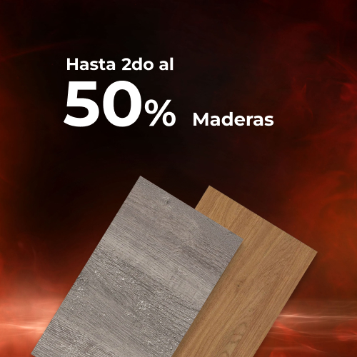 Hot Sale | 2do al 50% en maderas | EASY