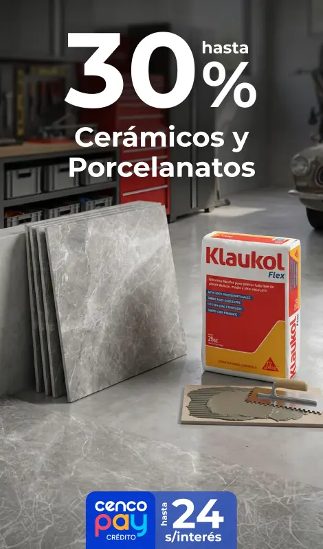 Hasta 30% en cerámicos y porcelanatos | EASY
